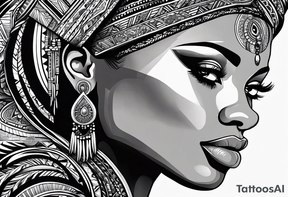African tattoo idea