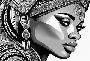African tattoo idea