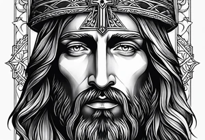 Jesus Christ, cross tattoo idea