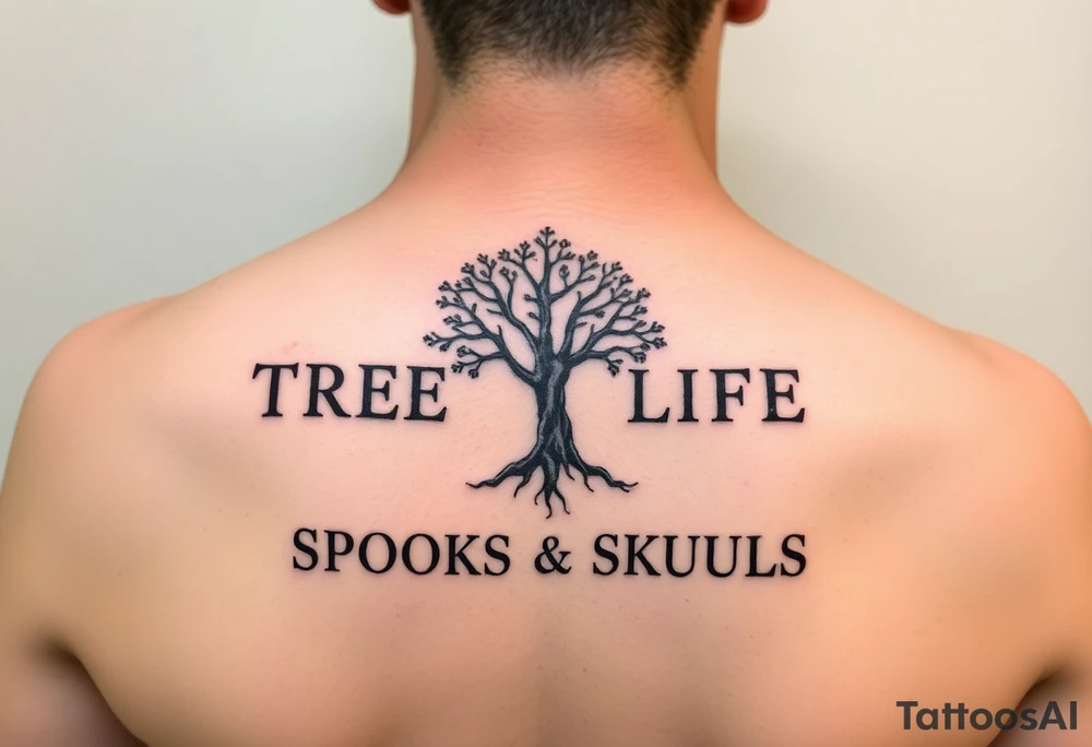 TREE OF LIFE
SPOOKS SKULLS tattoo idea