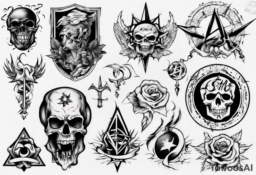 combining E and H tattoo idea