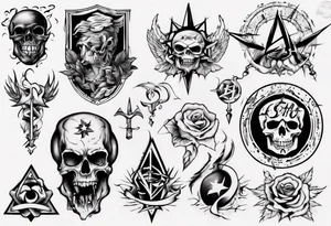 combining E and H tattoo idea