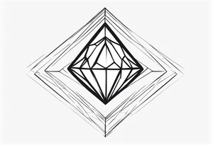 Diamond suit tattoo idea