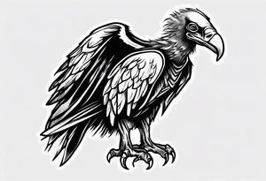 vulture
classic tattoo style tattoo idea