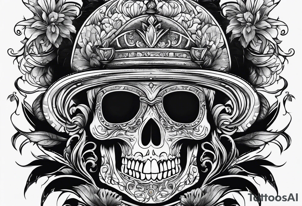 dark themed tattoo idea