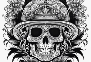 dark themed tattoo idea