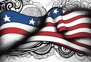 Puerto Rican flag tattoo idea
