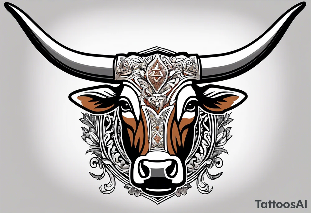 Texas longhorns and A&M aggies tattoo idea