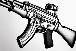 ak 47 tattoo idea