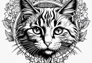 Spaghetti cat tattoo idea