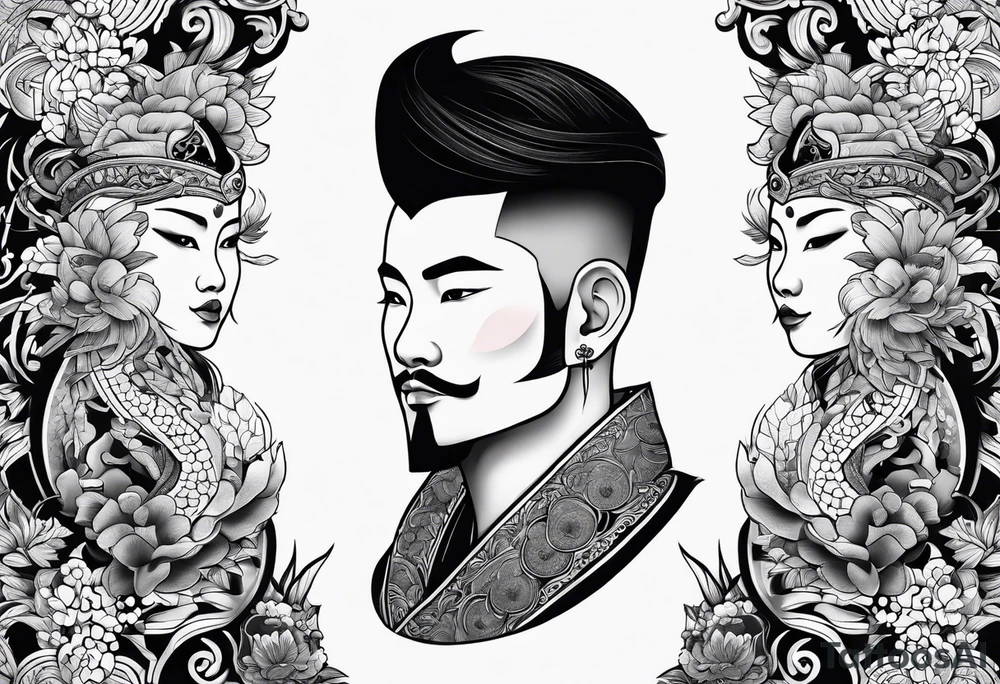 Traditional Vietnamese tattoo idea