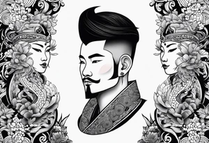 Traditional Vietnamese tattoo idea