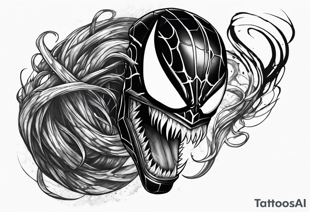 venom symbiote  merged with thor tattoo idea