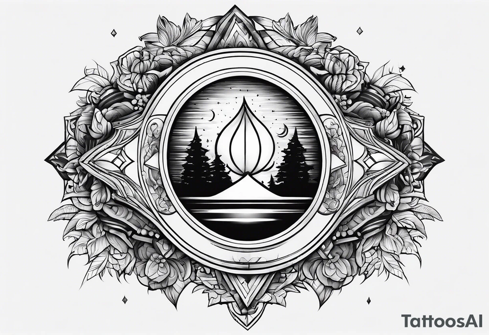 Night light tattoo idea
