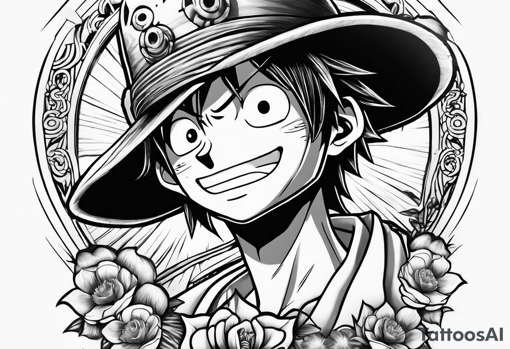 luffy tattoo idea