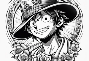 luffy tattoo idea