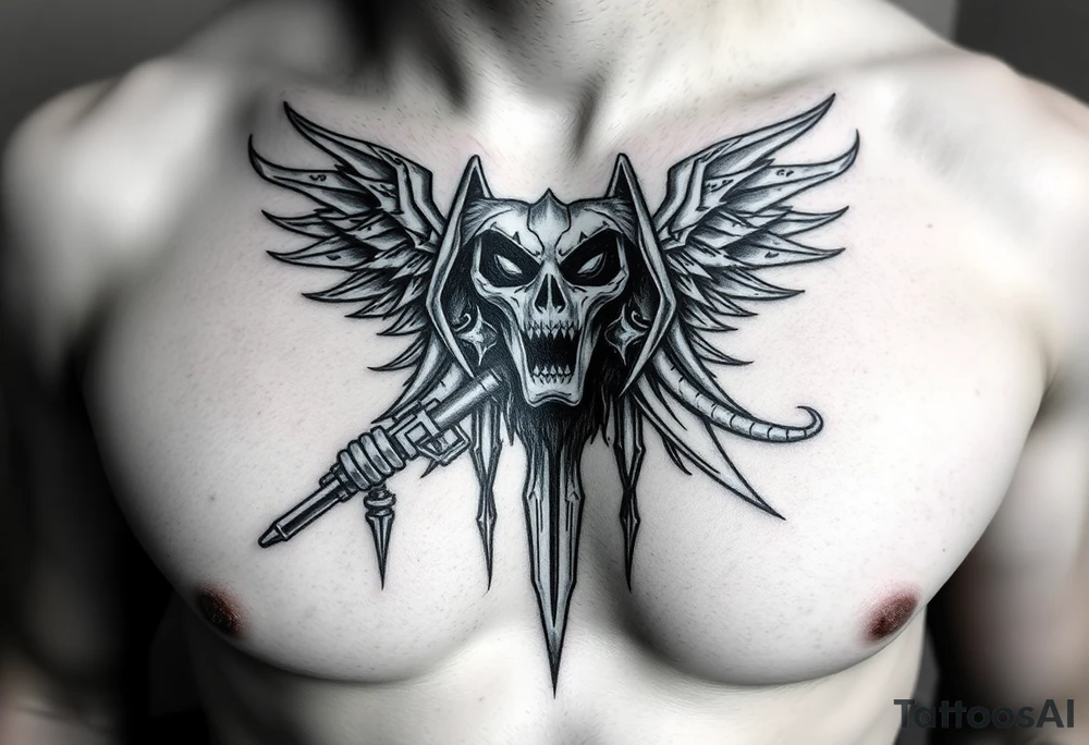 call of duty modern warfare 2 ghost tattoo idea