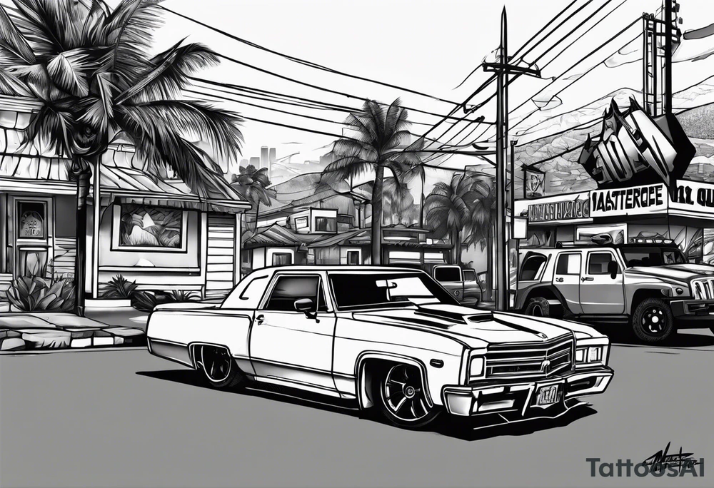 Grand theft auto sanandreas tattoo idea