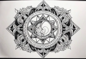 angle tattoo idea