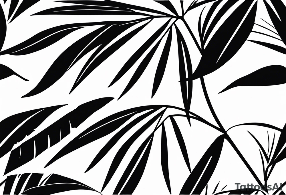 Just palm tattoo idea