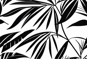 Just palm tattoo idea