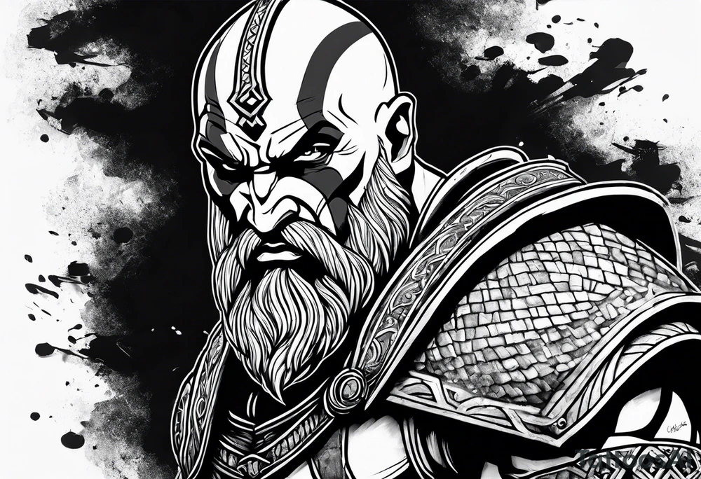 Kratos tattoo idea