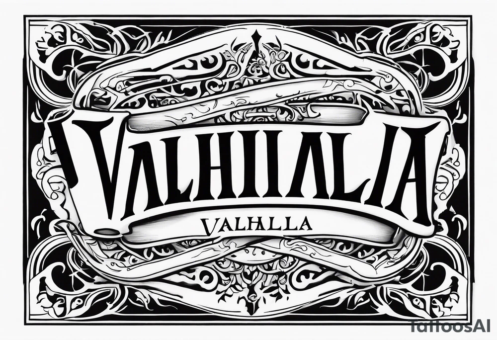 Valhalla tattoo idea