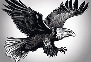 Jesus, the Holy Spirit, God and I as an eagle. All in one. tattoo idea
