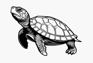 Wise Turtle tattoo idea