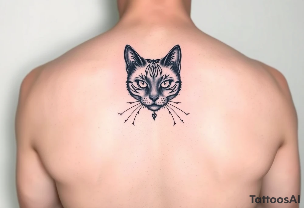 Black Cat tattoo idea