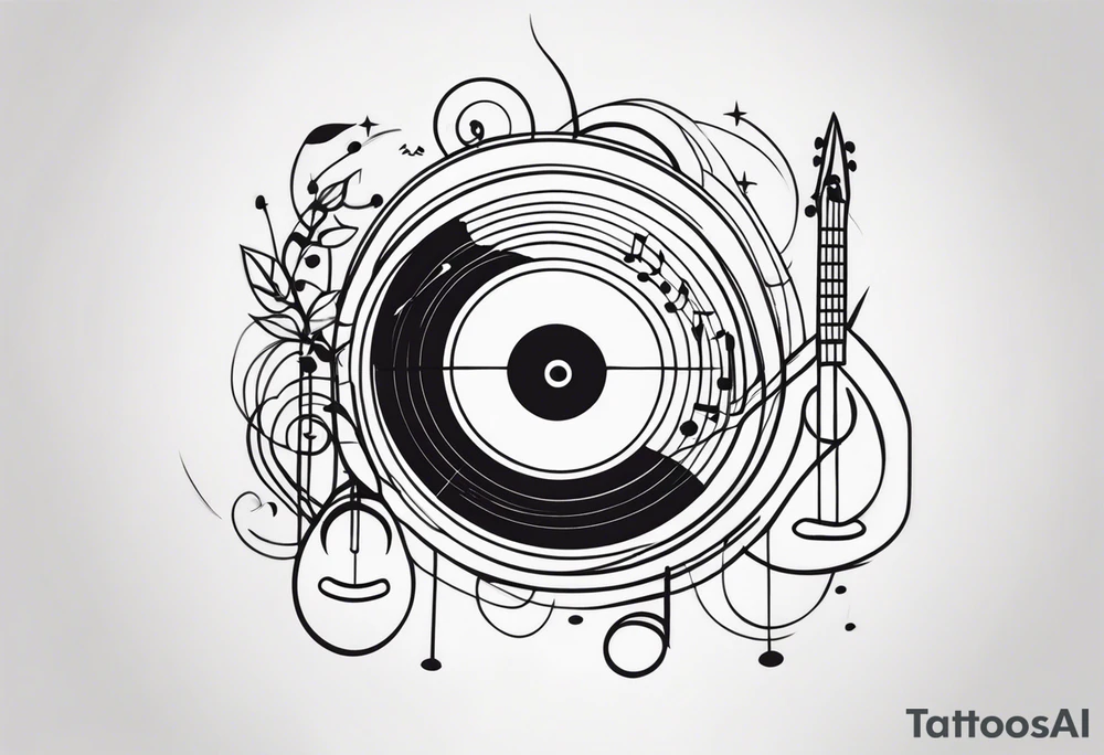music tattoo idea