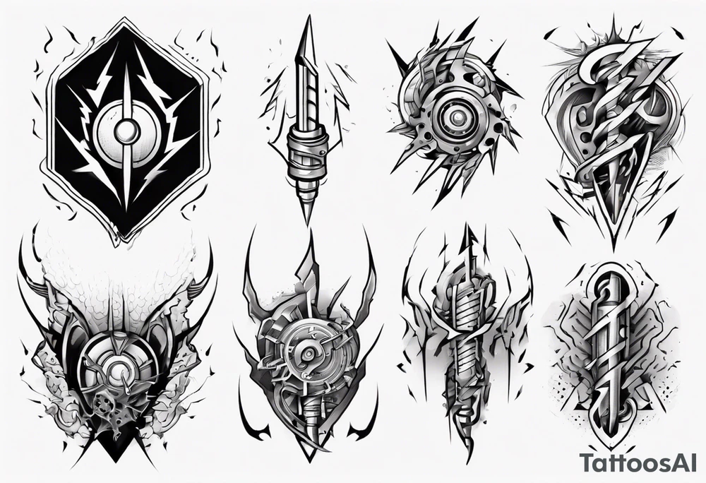 lightning tattoo idea