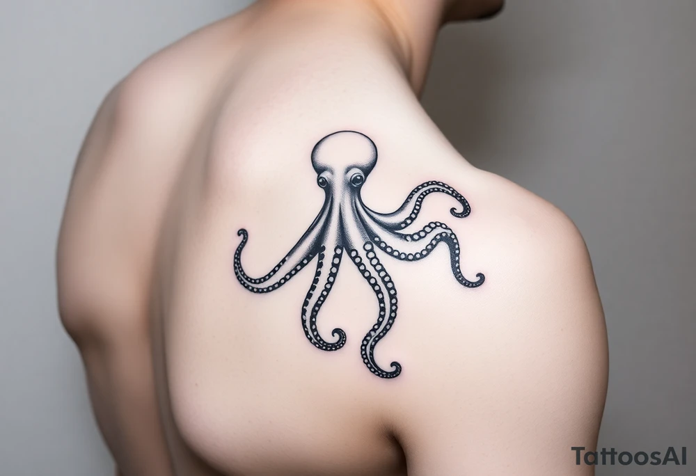Octopus on right lower arm tattoo idea