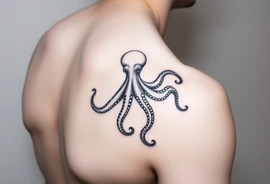 Octopus on right lower arm tattoo idea