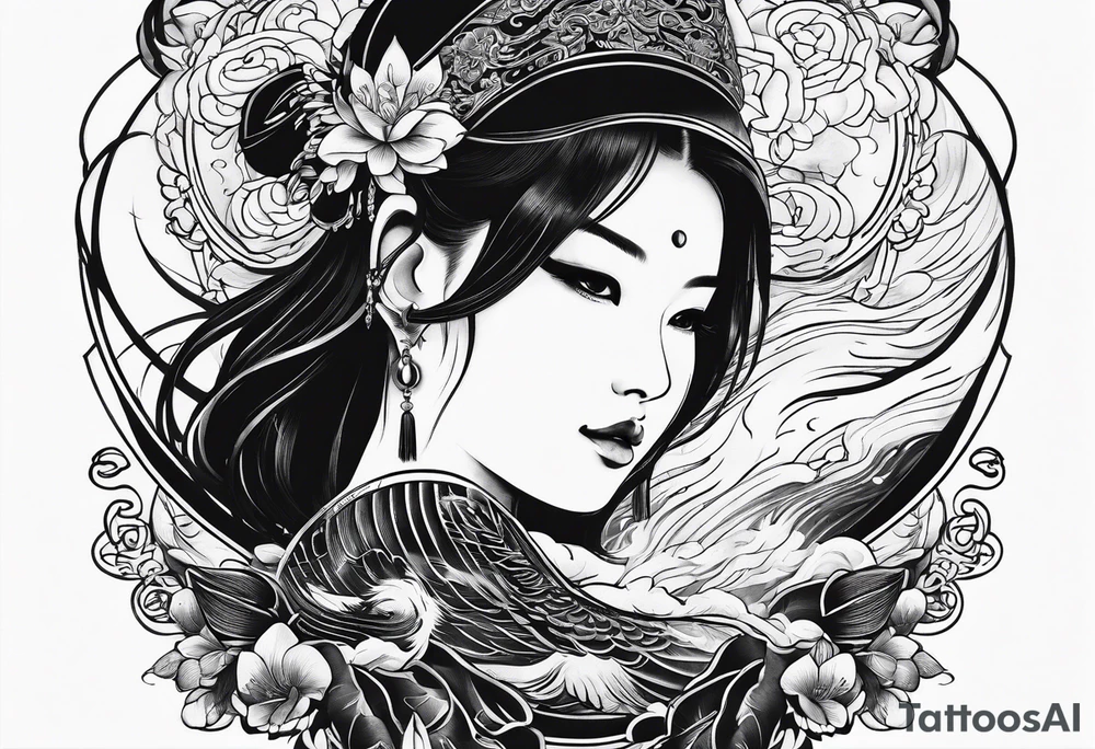 Vietnamese calligraphy tattoo idea