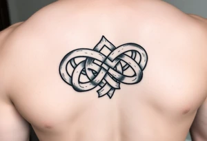 A Celtic knot on the left pec tattoo idea