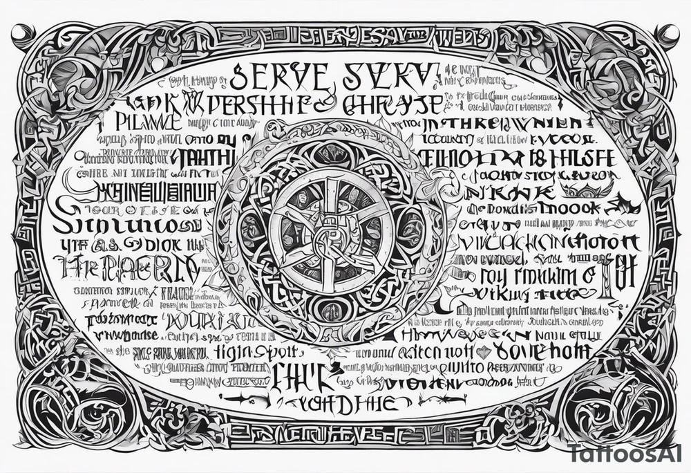 Viking death 
prayer poem tattoo idea
