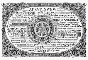 Viking death 
prayer poem tattoo idea