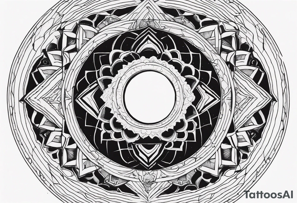 black hole tattoo idea