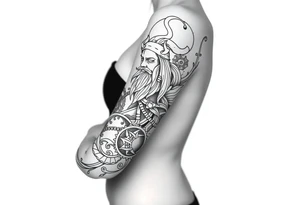 sea ​​gods tattoo idea
