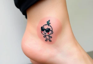 Drippy cartoon character tattoo idea