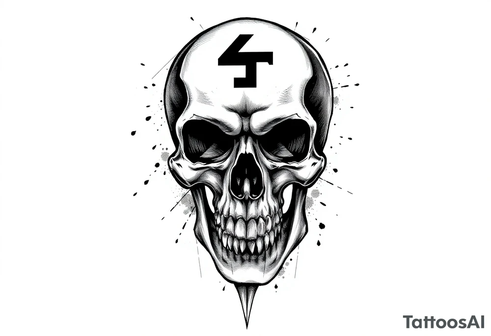nazi skull tattoo tattoo idea