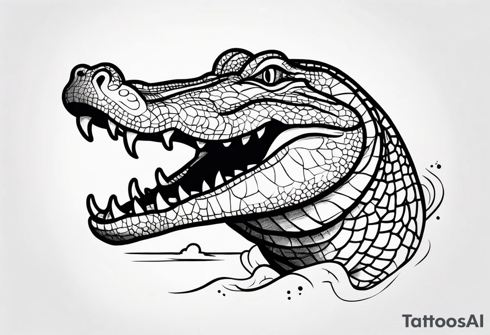 Alligator tattoo for forearms tattoo idea