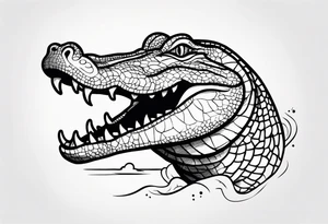Alligator tattoo for forearms tattoo idea