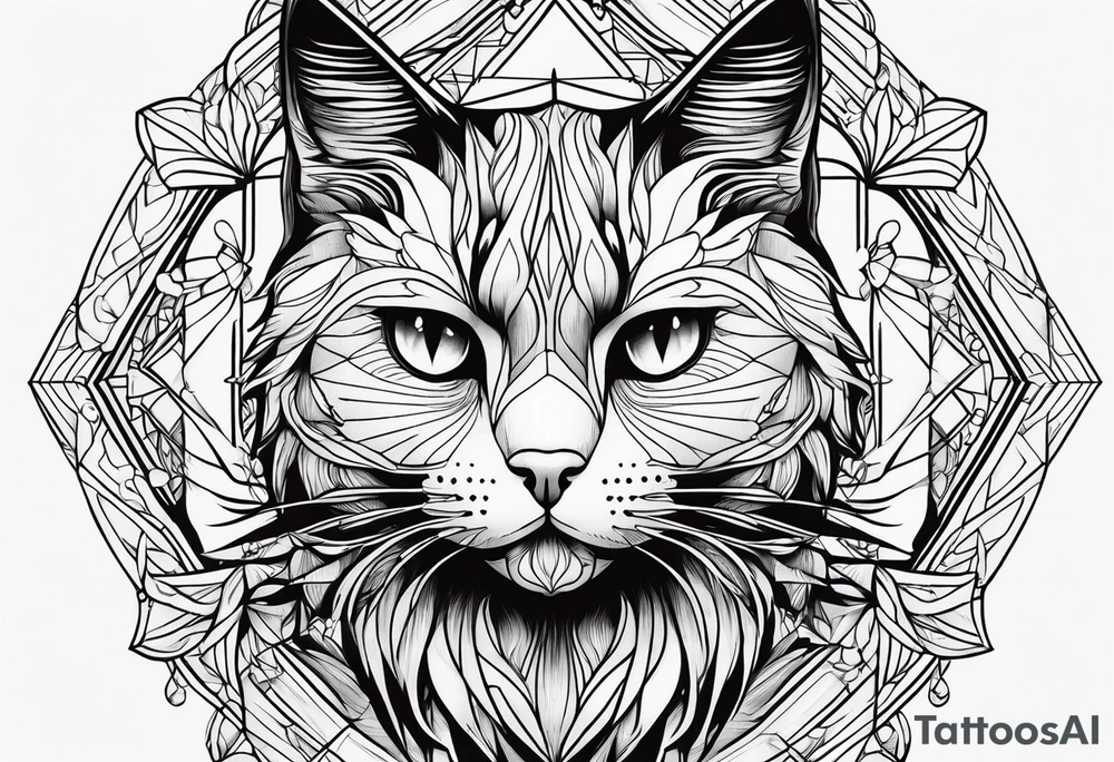 Black Cat tattoo idea