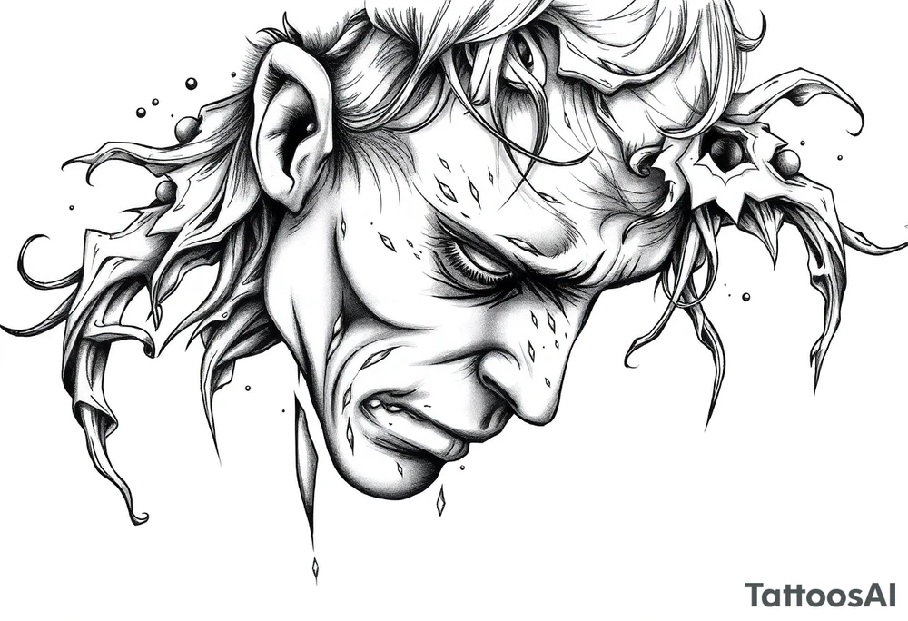 Pain hurt and sadness tattoo idea