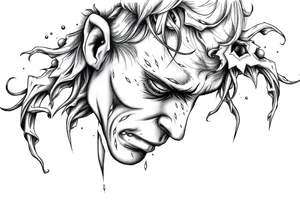 Pain hurt and sadness tattoo idea