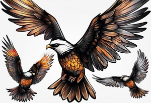 The weight of these wings tattoo idea
