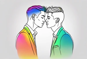 Gay couple tattoo idea