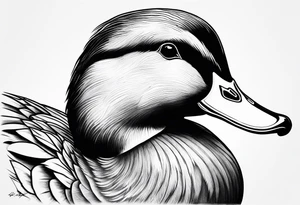 imprinting duck tattoo idea